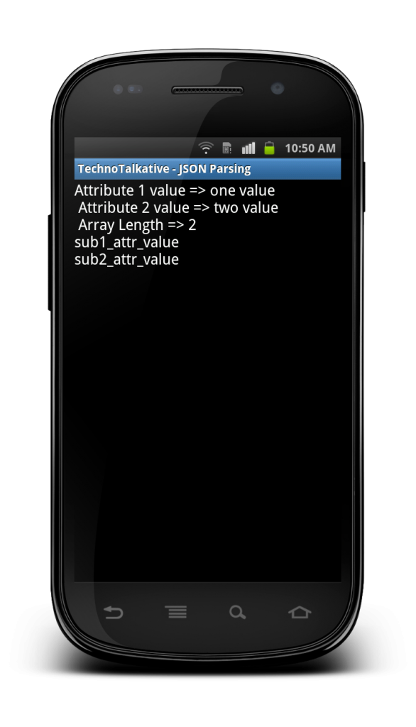 android json parsing