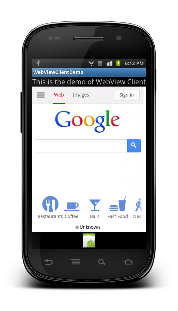 android webviewclient demo