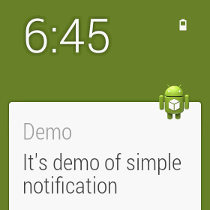 Android wear - simple notifications 2