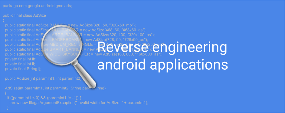 Reverse engineering android applications