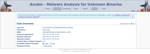 Anubis malware analysis 2