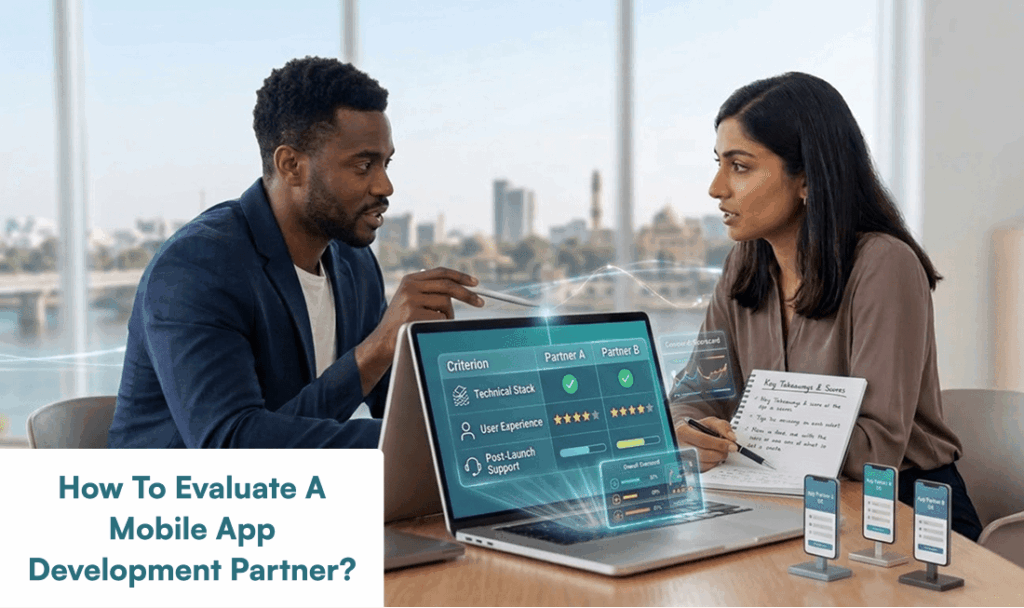 how to evaluate a mobile app development partner