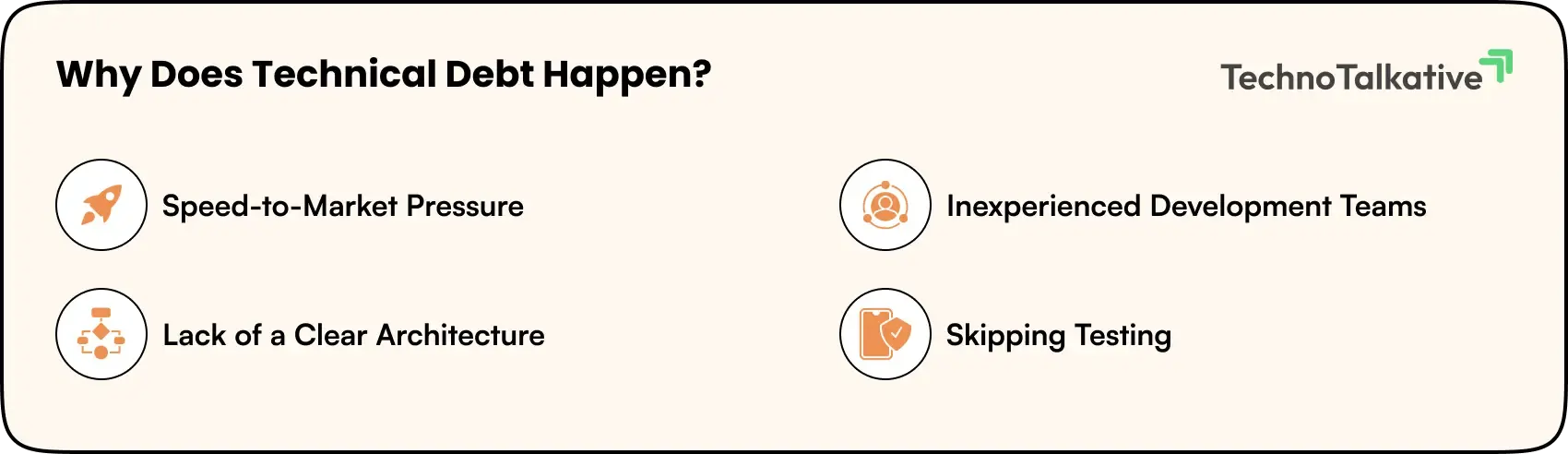 why does technical debt happen
