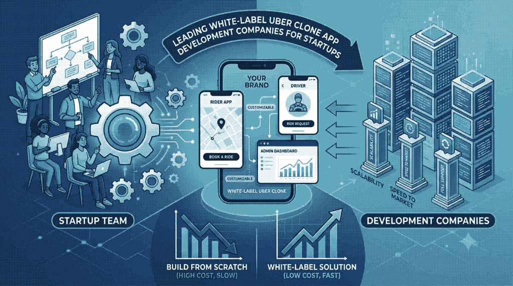 white label uber clone app development companies for startups