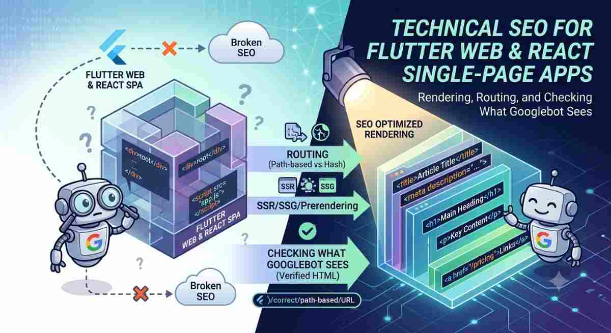 technical seo for flutter web and react single page apps-50kb